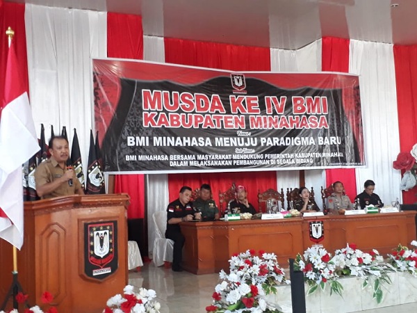 Gumansing Wakili Bupati Minahasa, Musda Ke IV BMI