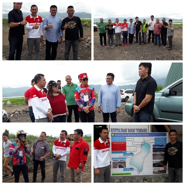 Bupati ROR Cek Revitalisasi Danau Tondano