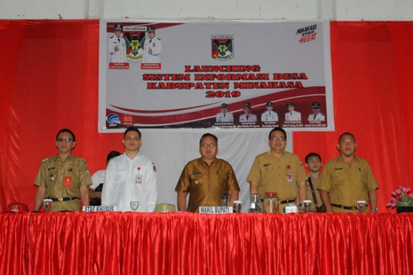 Pemerintah Minahasa Launching Sistem Informasi Desa