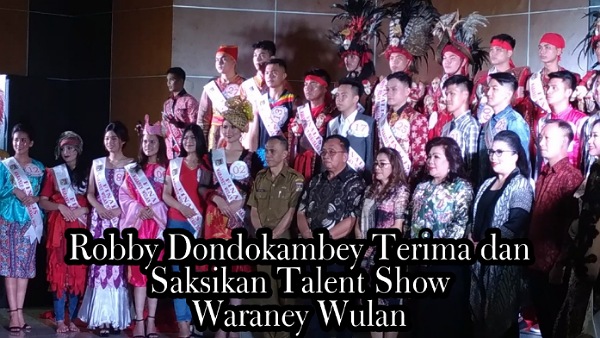 Wabup RD Terima dan Saksikan Talent Show Waraney Wulan