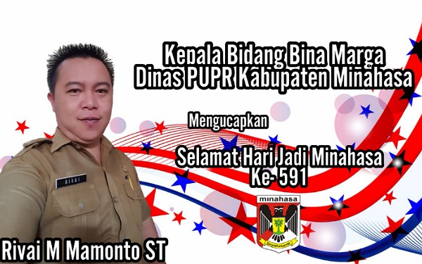 Rivai M Mamonto ST, Mengucapkan Selamat Hari Jadi Minahasa Ke- 591