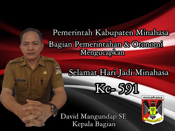 David Mangundap SE, Mengucapkan Selamat Hari Jadi Minahasa Ke-591