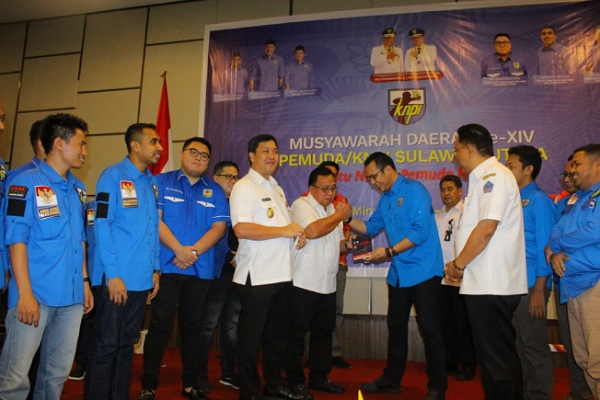 Wabup RD Hadiri Musda Ke XIV Pemuda/KNPI Sulawesi Utara