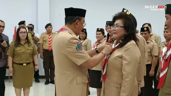 Pelantikan Majelis Pembimbing Cabang Gerakan Pramuka Minahasa dan Pengurus Kwartir Cabang Gerakan Pramuka Minahasa masa bhakti 2019-2024