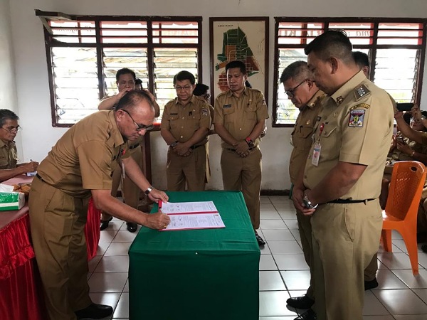 Sorongan Hadiri Serah Terima 3 Camat, ini Yang Diharapkannya