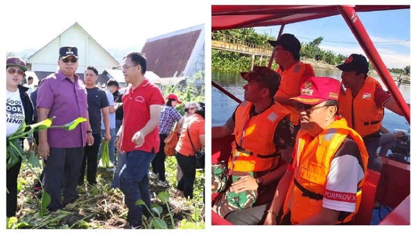 ROR-RD Tinjau Langsung Pengangkatan Eceng Gondok
