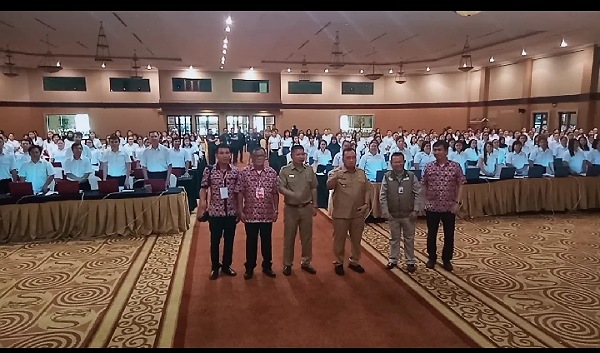 Wabup RD Tinjau Langsung Pelaksanaan SKD dan CAT Penerimaan CPNS Minahasa