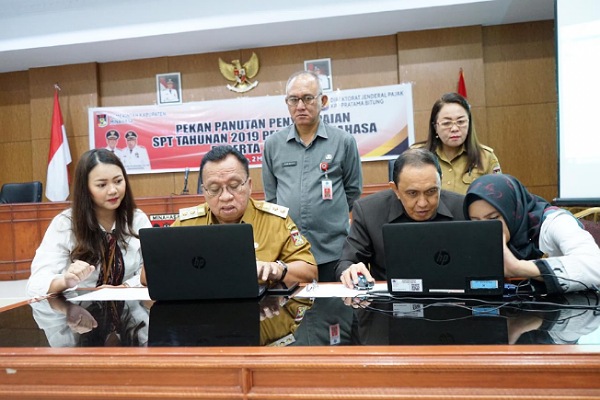 Bupati ROR, Wabup RD Menyampaikan SPT Tahunan
