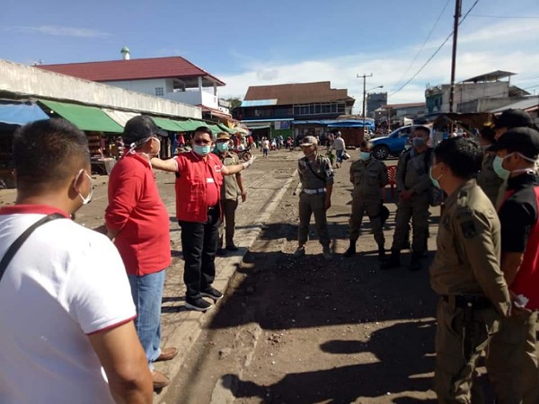 Pemerintah Minahasa Tinjau Pasar, Pemberlakuan Pasar 2 Kali Seminggu (Covid 19)