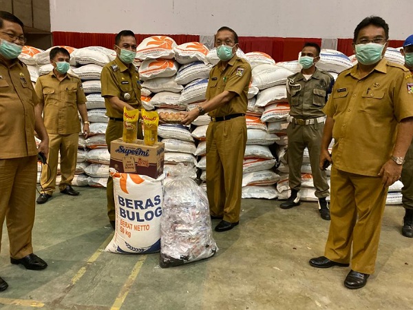 Sebanyak 20.834 KK Dapat Bansos Dari Pemerintah Minahasa (Covid 19)