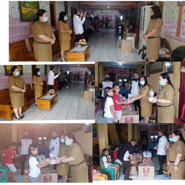 Syukur 4 Tahun Cucu Bupati ROR, Panti Asuhan Etty dan Yakobus Dapat Bantuan