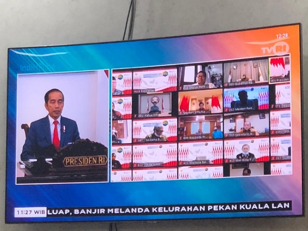 Dipimpin Presiden Jokowi, Bupati ROR Ikut Musrembangnas