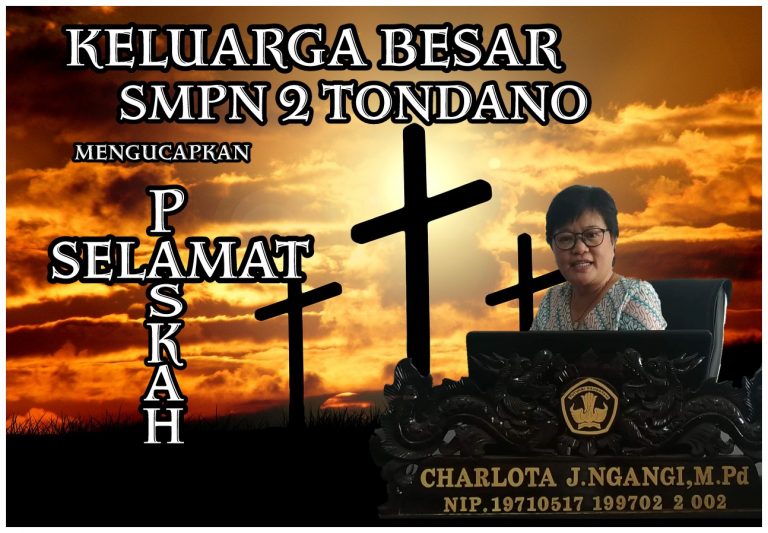 Kepala Sekolah SMPN 2 Tondano Charlota J Ngangi MPd, Mengucapkan Selamat Paskah