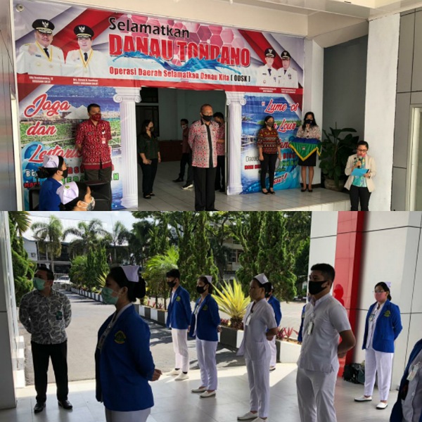 Sebanyak 114 Mahasiswa Keperawatan Universitas De La Salle Magang di Kabupaten Minahasa