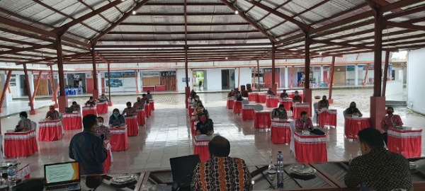 Tanor Buka Kegiatan Sosialisasi Managemen ASN, pengisian JPT masa covid 19