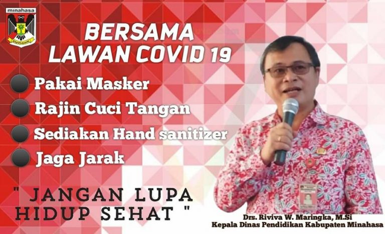 Dinas Pendidikan Kabupaten Minahasa Kombinasikan Pembelajaran Daring dan Luring