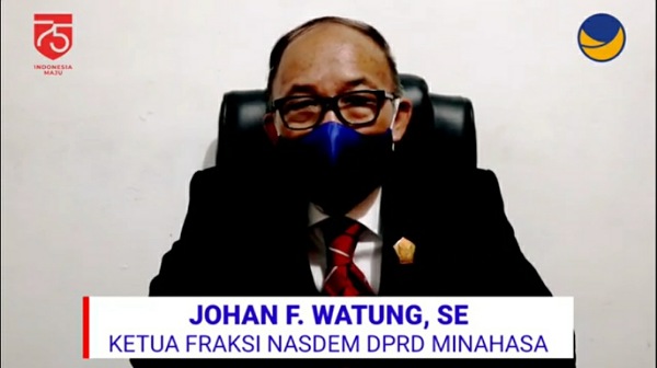 Johan F. Watung SE, Mengucapkan Dirgahayu RI Ke-75