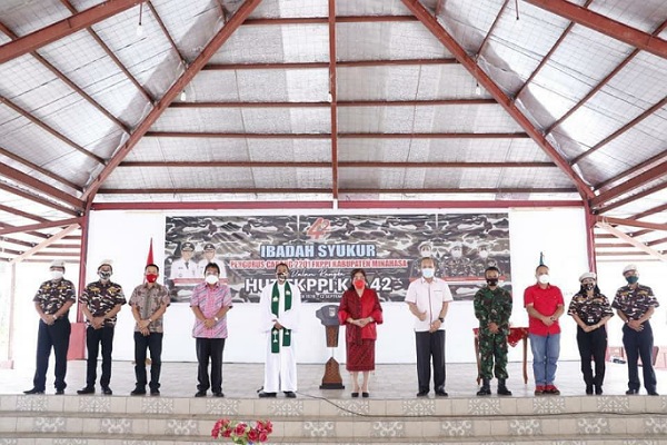 FKPPI Kabupaten Minahasa, Rayakan HUT Ke-42 di Benteng Moraya