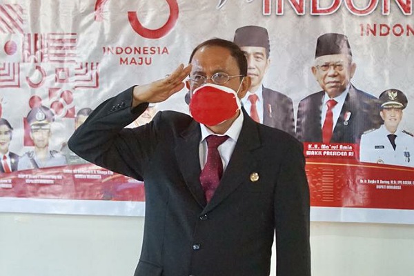 Bupati Royke Ikut Upacara Peringati Hari Kesaktian Pancasila