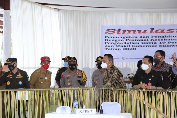 Simulasi Pemungutan dan Penghitungan Suara Dilaksanakan di Kabupaten Minahasa