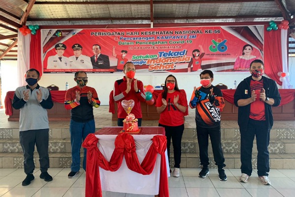 Pencanangan Kampanye 3 M Dalam Pencegahan Covid 19 di Kabupaten Minahasa
