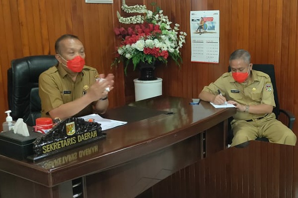 Sekda Muntu Ikut Sosialisasi Persiapan Penilaian Paritrana Award Tahun 2020