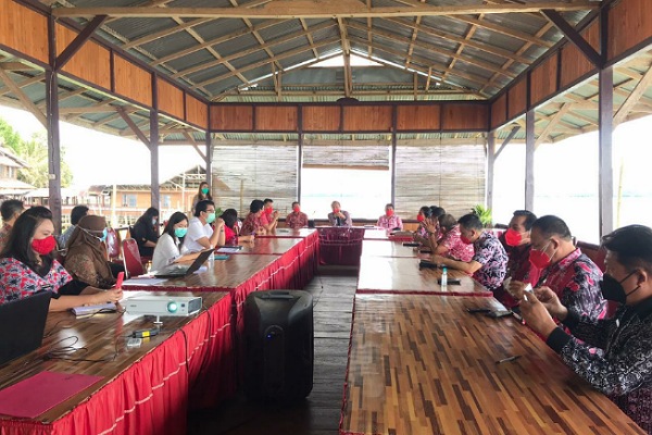 Rakor Koordinasi Pengawalan dan Evaluasi Implementasi Rencana Pengelolaan Danau Tondano