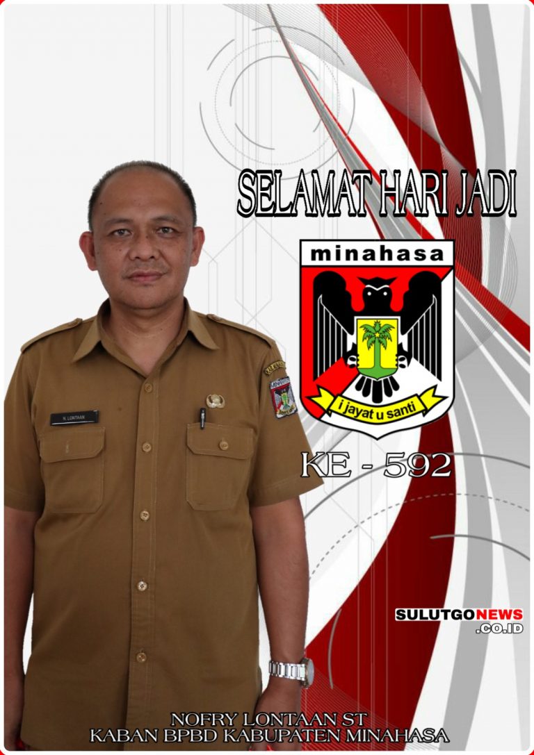 Nofry Lontaan ST, Kepala BPBD Kabupaten Minahasa
