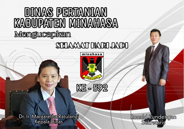 Dinas Pertanian Kabupaten Minahasa, Selamat HUT Minahasa