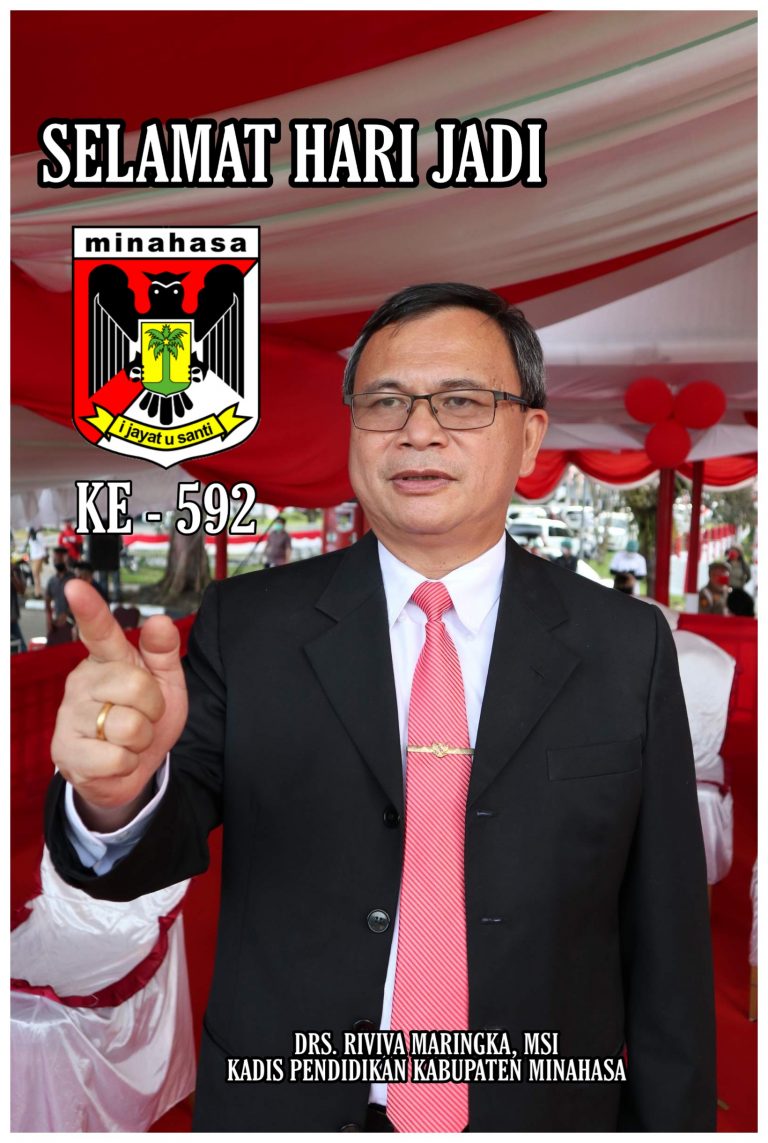 Drs. Riviva Maringka MSi, Kadis Pendidikan Kabupaten Minahasa