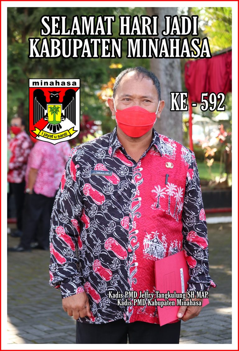 Jeffry Tangkulung SH, MAP. Kadis PMD Kabupaten Minahasa