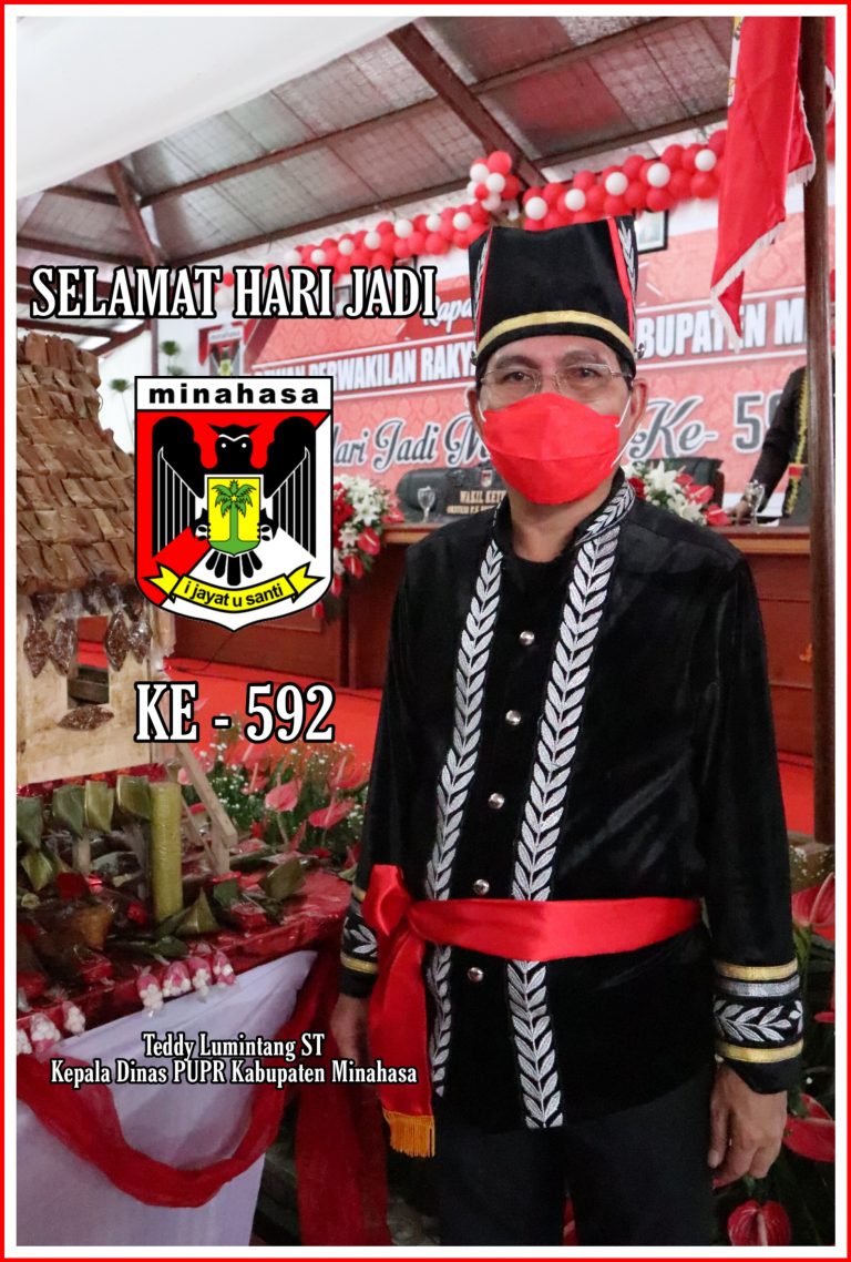 Teddy Lumintang ST, Kadis PUPR Kabupaten Minahasa