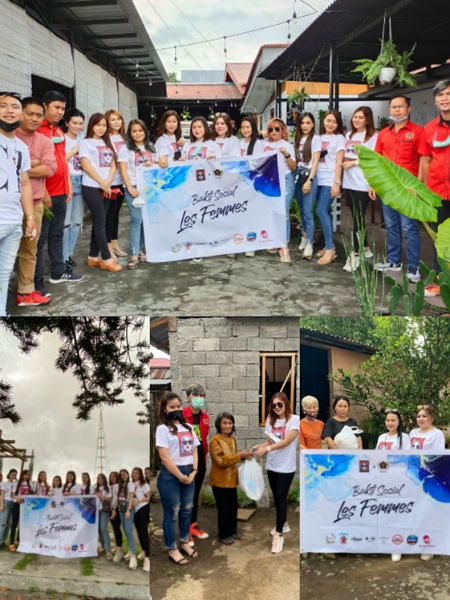 Les Femmes Kumpulan Wanita-Wanita Baik Hati, Berbagi Kasih Bersama PWI