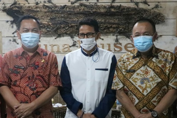 Senduk-Lumentut Sampaikan Potensi Kota Tomohon Kepada Menparekraf RI