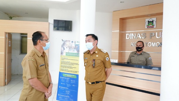 Walikota Caroll Senduk Sidak Beberapa Perangkat Daerah