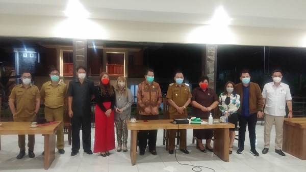 Wawali Lumentut Terima Kunjungan Kerja DPRD Sulut
