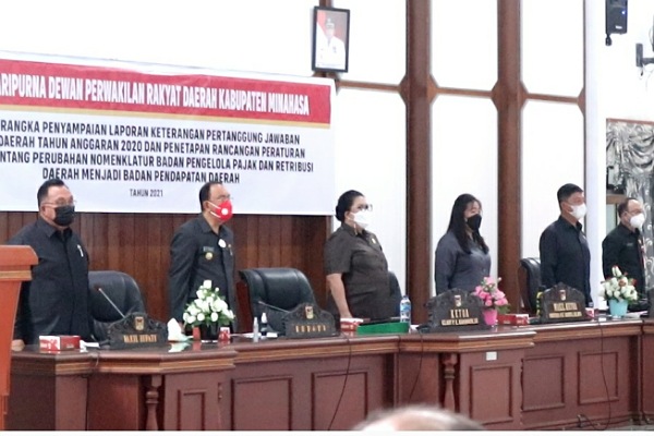 Rapat Paripurna Penyampaian LKPJ dan Perubahan Nomenklatur