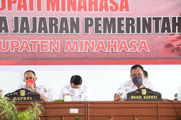 Raker Jajaran dan Rapat Forkopimda Bahas Vaksinasi Massal dan Ucapan Syukur Minahasa