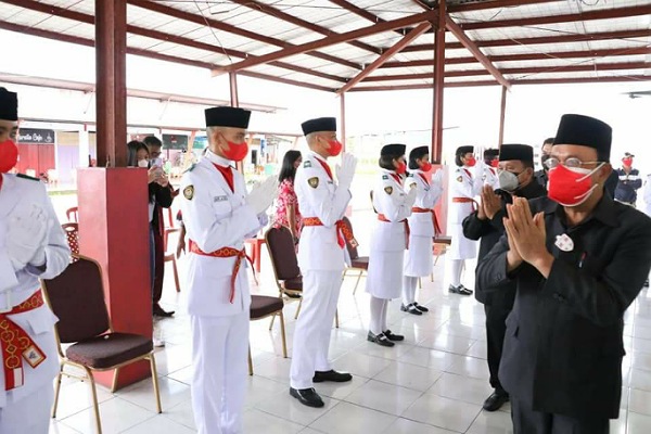 Paskibraka Kabupaten Minahasa Dikukuhkan