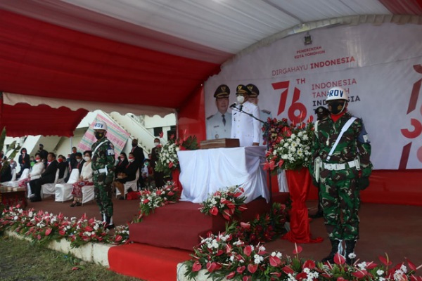Peringatan Proklamasi Kemerdekaan Republik Indonesia di Kota Tomohon