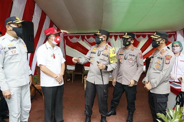 Disambut Bupati ROR, Kakorlantas Polri Kunker di Kabupaten Minahasa