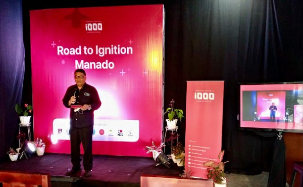 WAKILI BUPATI ROR, KADIS TUMUNDO BUKA ROADSHOW GERNAS 1000 STARTUP DIGITAL GAMKI MINAHASA