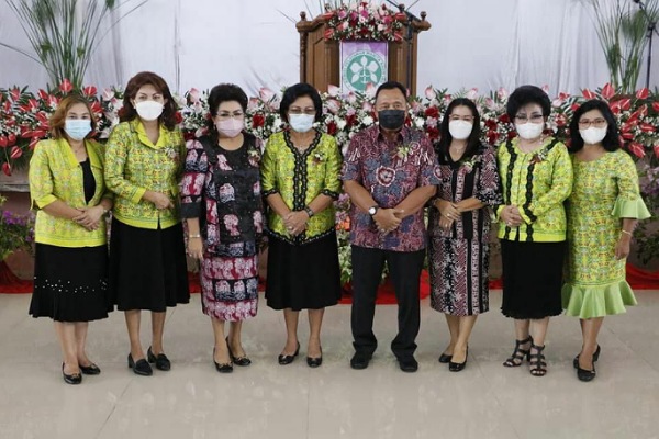 Ibadah Syukur HUT Ke-84 W/KI Sinode Sukses, Lumanauw Ucapkan Terima Kasih