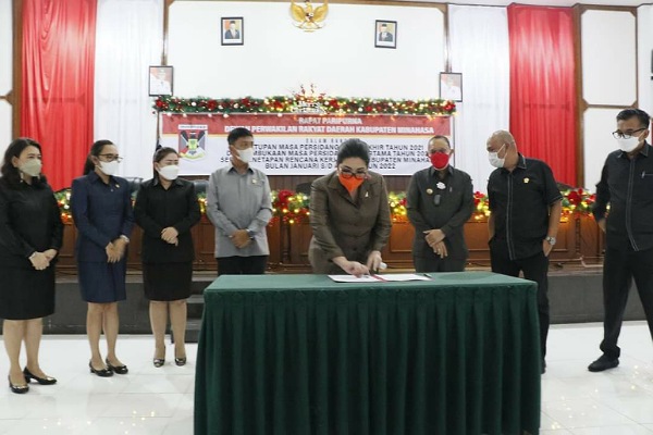 Rapat Paripurna Tutup dan Buka Masa Persidangan Pertama Tahun 2022