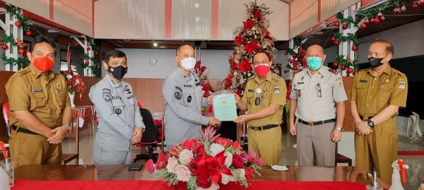 Bupati Royke Terima Kunjungan Kepala Kantor Badan Keamanan Laut