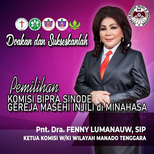 Fenny Lumanauw Dijagokan Pimpin W/KI Sinode GMIM