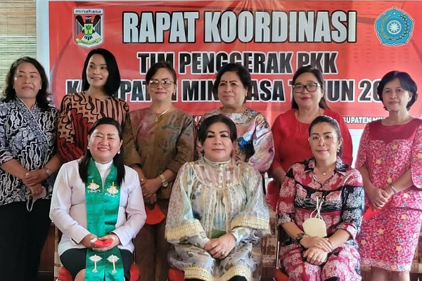 Rakor TP-PKK Kabupaten Minahasa, Fenny Dapat Dukungan Untuk W/KI Sinode