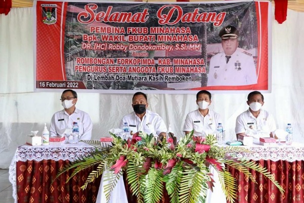 Wabup Dondokambey Buka Rakor FKUB Kabupaten Minahasa