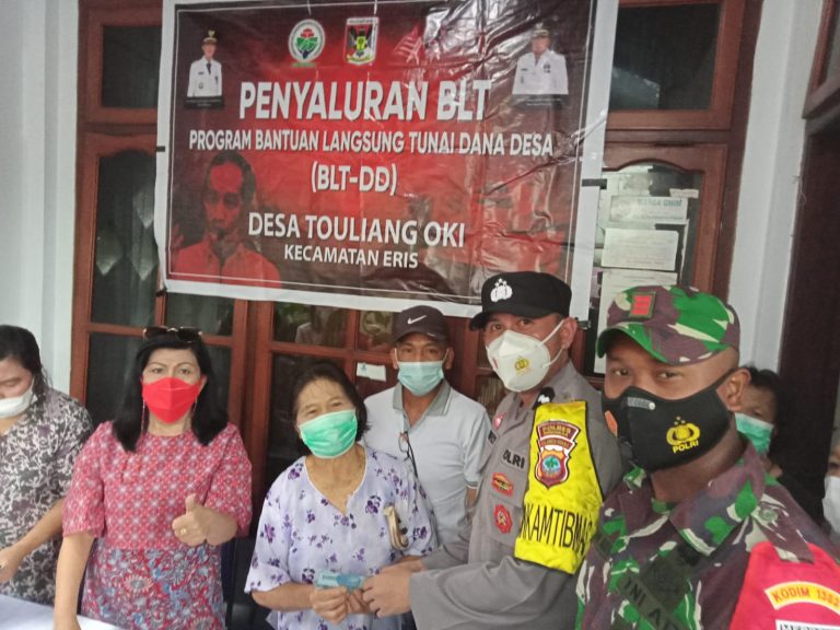Pemerintah Desa Touliang Oki Berikan BLT Sebesar 900 Ribu Rupiah