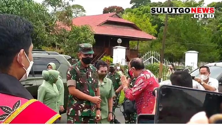 Bupati Minahasa Dr. Ir. Royke Oktavian Roring MSi Sambut Pangdam XIII/Merdeka